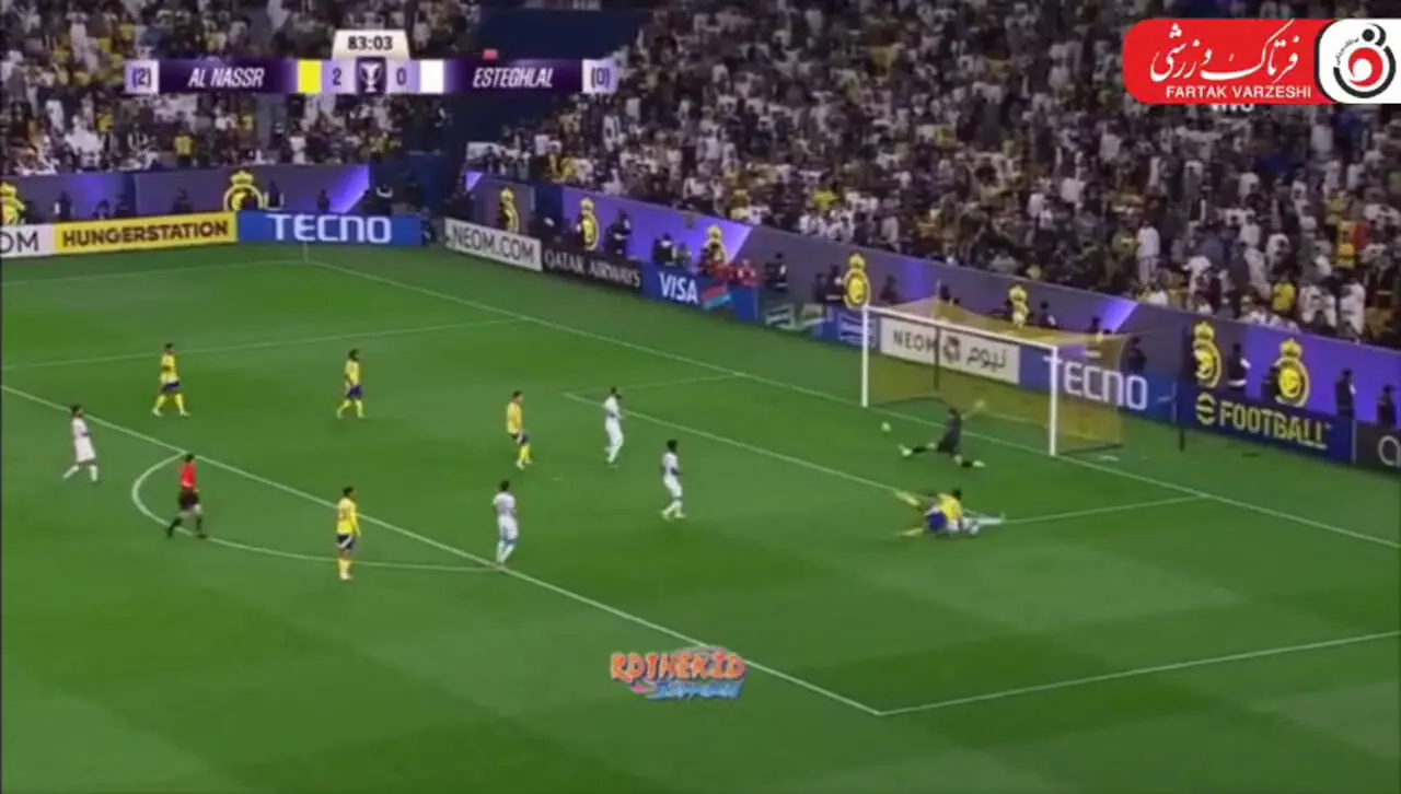   ویدیو | گل سوم النصر عربستان به استقلال توسط دوران 