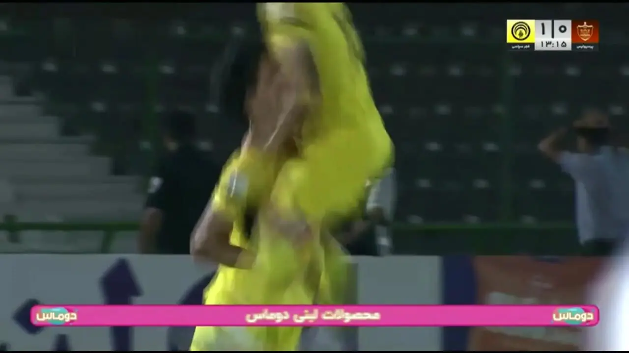 گل اول فجرسپاسی به پرسپولیس
