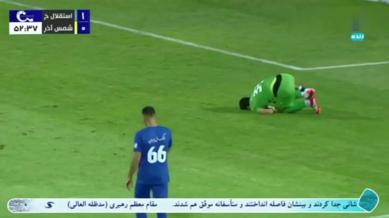 خلاصه بازی استقلال خوزستان 1 - شمس آذر 1