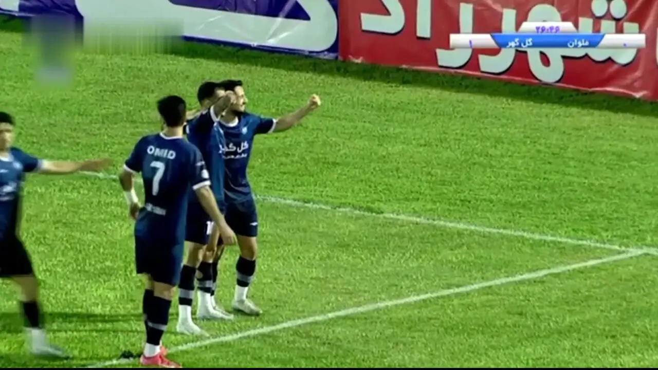 خلاصه بازی ملوان 0 - گل گهر سیرجان 2