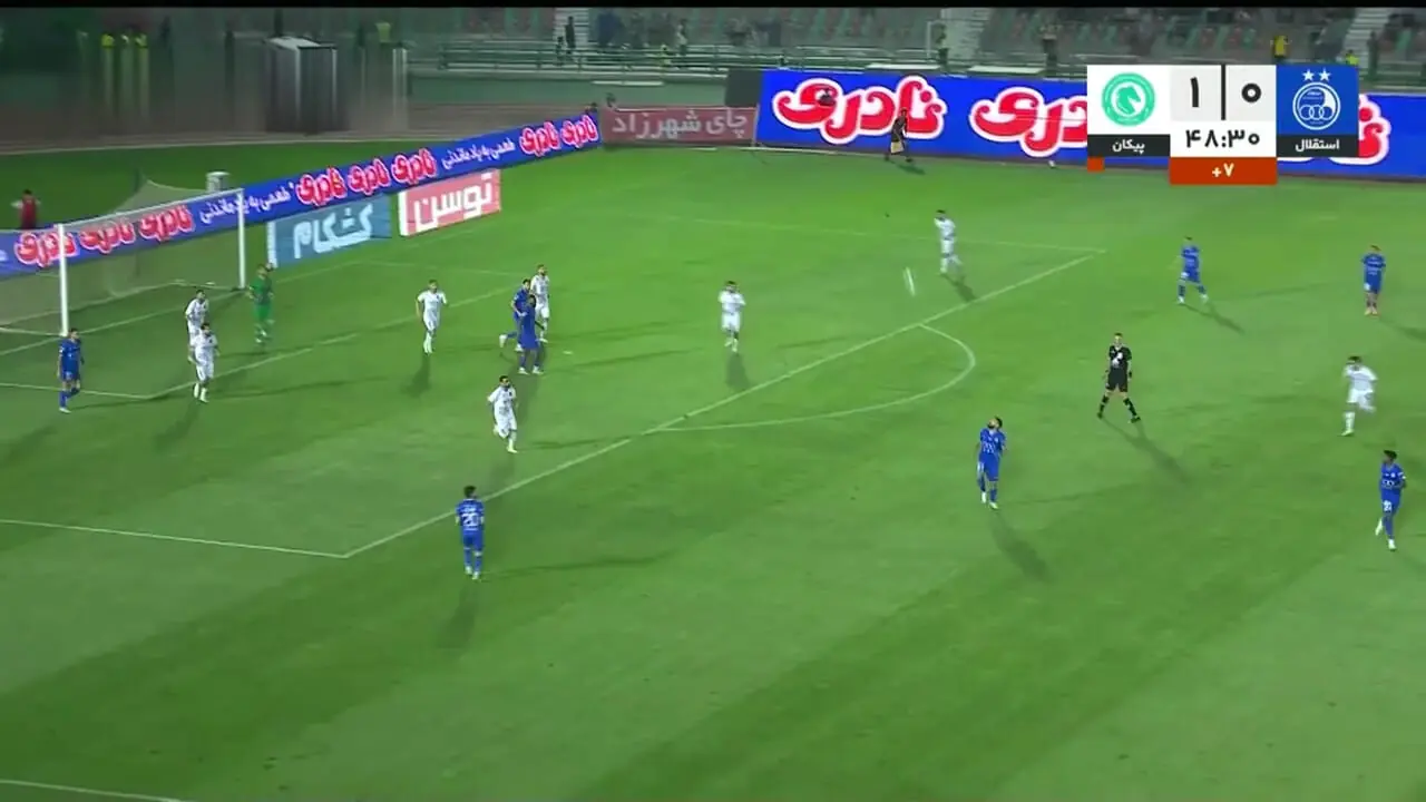خلاصه بازی استقلال 2 - پیکان 2