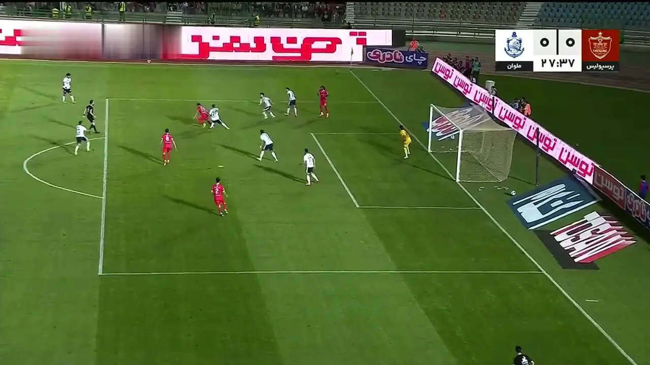 خلاصه بازی پرسپولیس 0 _ ملوان 0