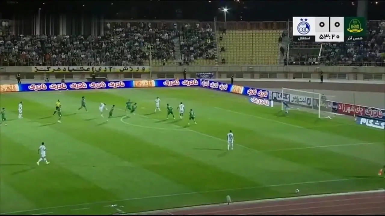 خلاصه بازی شمس‌آذر قزوین 1 - استقلال 1