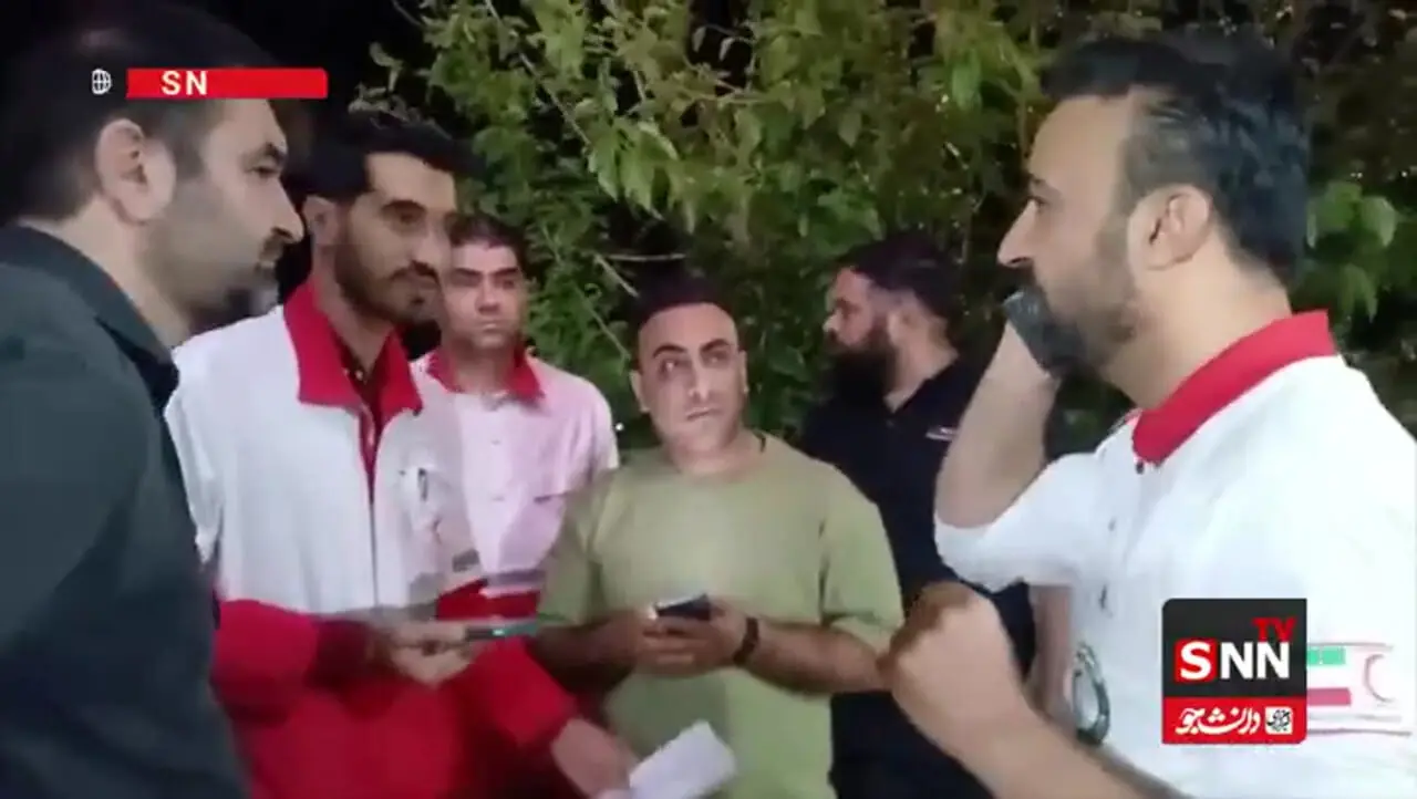 فوری: لحظه ارتباط با بازماندگان سقوط بالگرد تکان‌دهنده