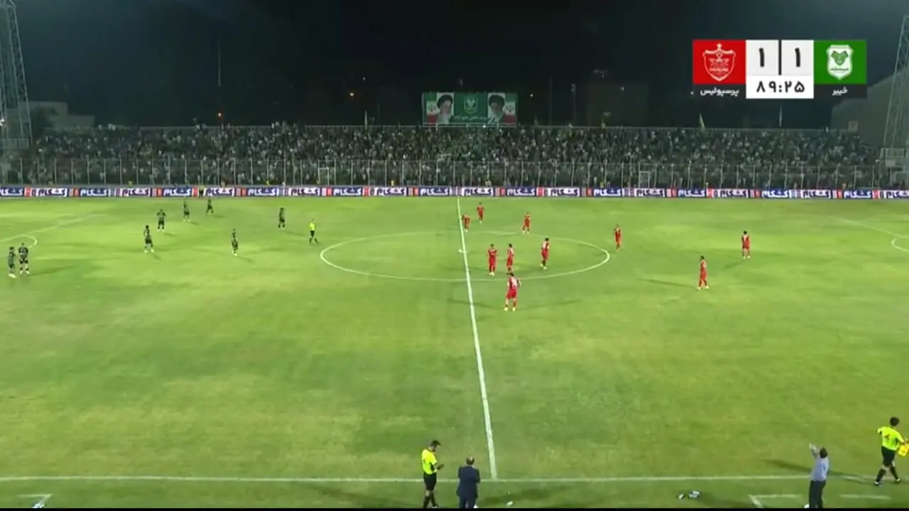 گل اول پرسپولیس به خیبر توسط عالیشاه