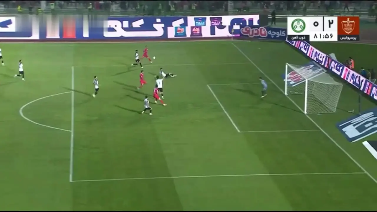 گل دوم پرسپولیس به ذوب آهن