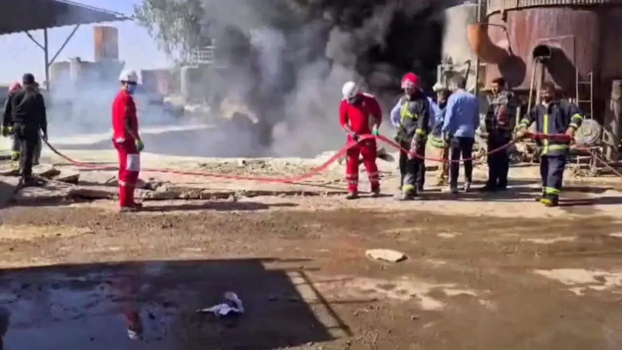 فوری | آتش‌سوزی مهیب در پالایشگاه ایوانکی؛ هلال‌احمر در صحنه