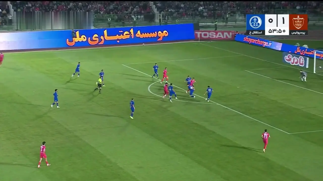 خلاصه بازی پرسپولیس 3 - استقلال خوزستان 0