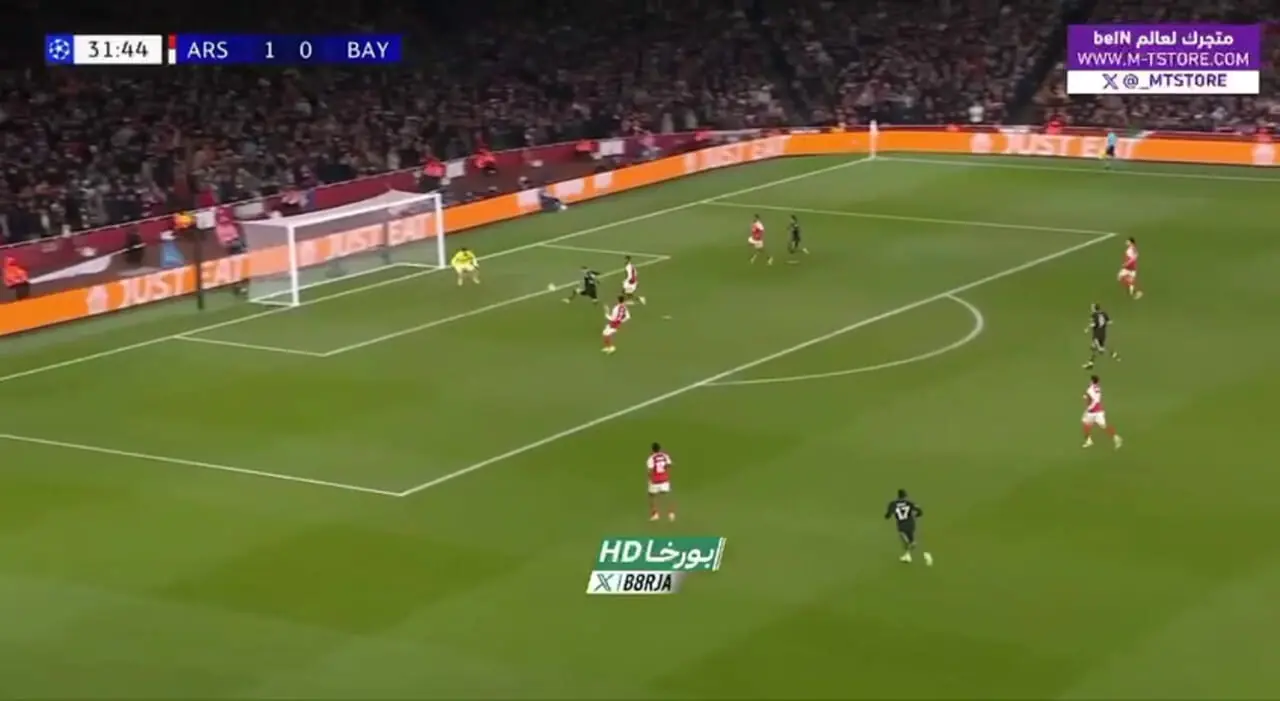 گل اول و زیبای بایرن‌مونیخ به آرسنال توسط کارل