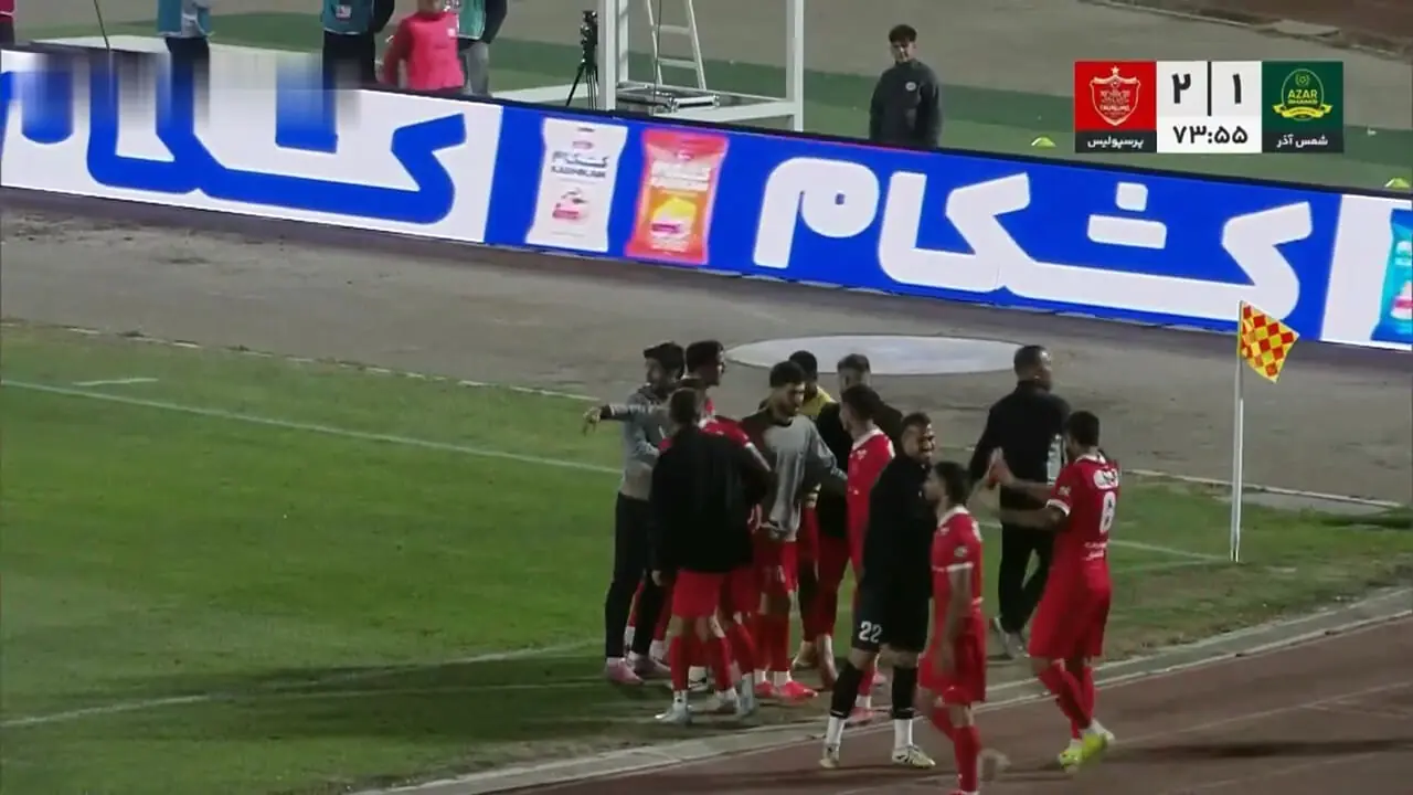 گل دوم پرسپولیس به شمس آذر