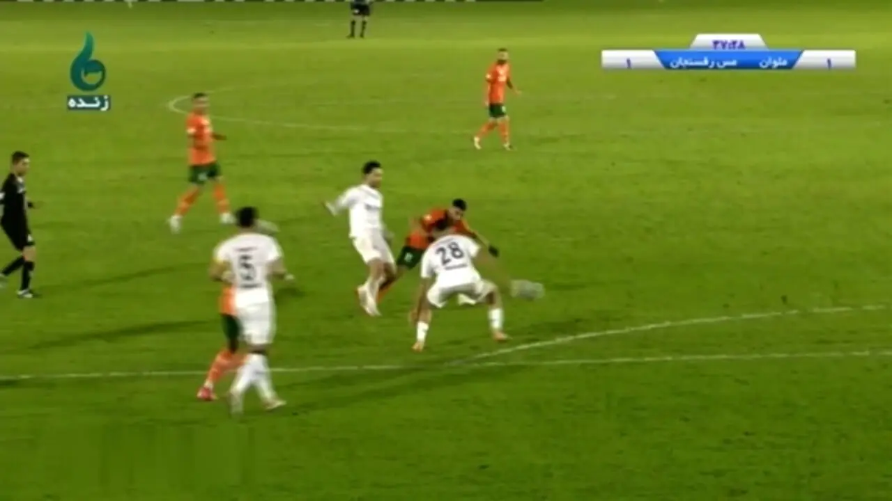 گل اول مس رفسنجان به ملوان