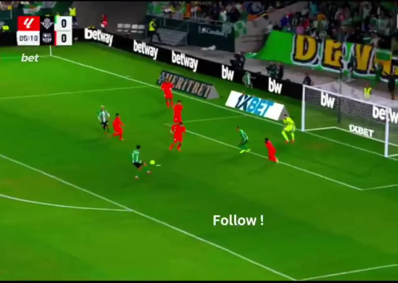 گل اول رئال بتیس مقابل بارسلونا توسط آنتونی