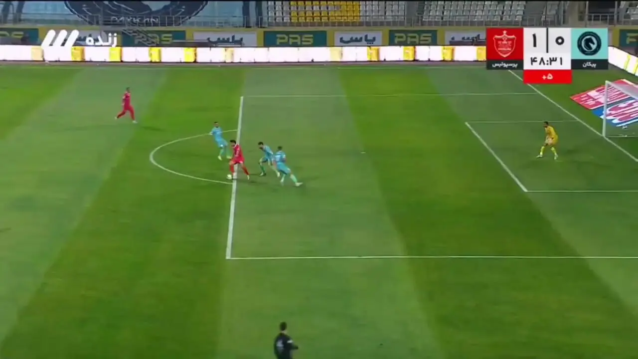 الماس پرسپولیس اورونوف درخشان شد؛ گل اول سرخ‌ها به پیکان