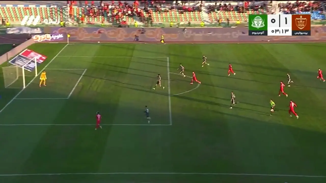 شروع طوفانی ارتش سرخ/ گل اول پرسپولیس به آلومینیوم