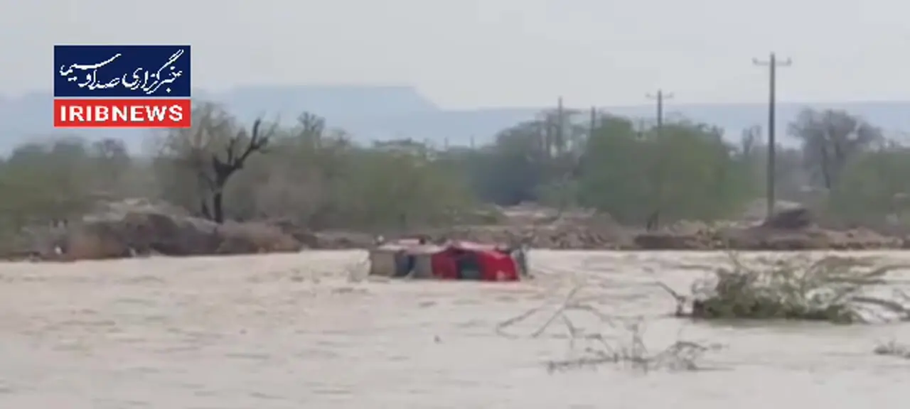 سیل هرمزگان؛ ماشین آتشنشانی را برد و جانها گرفت