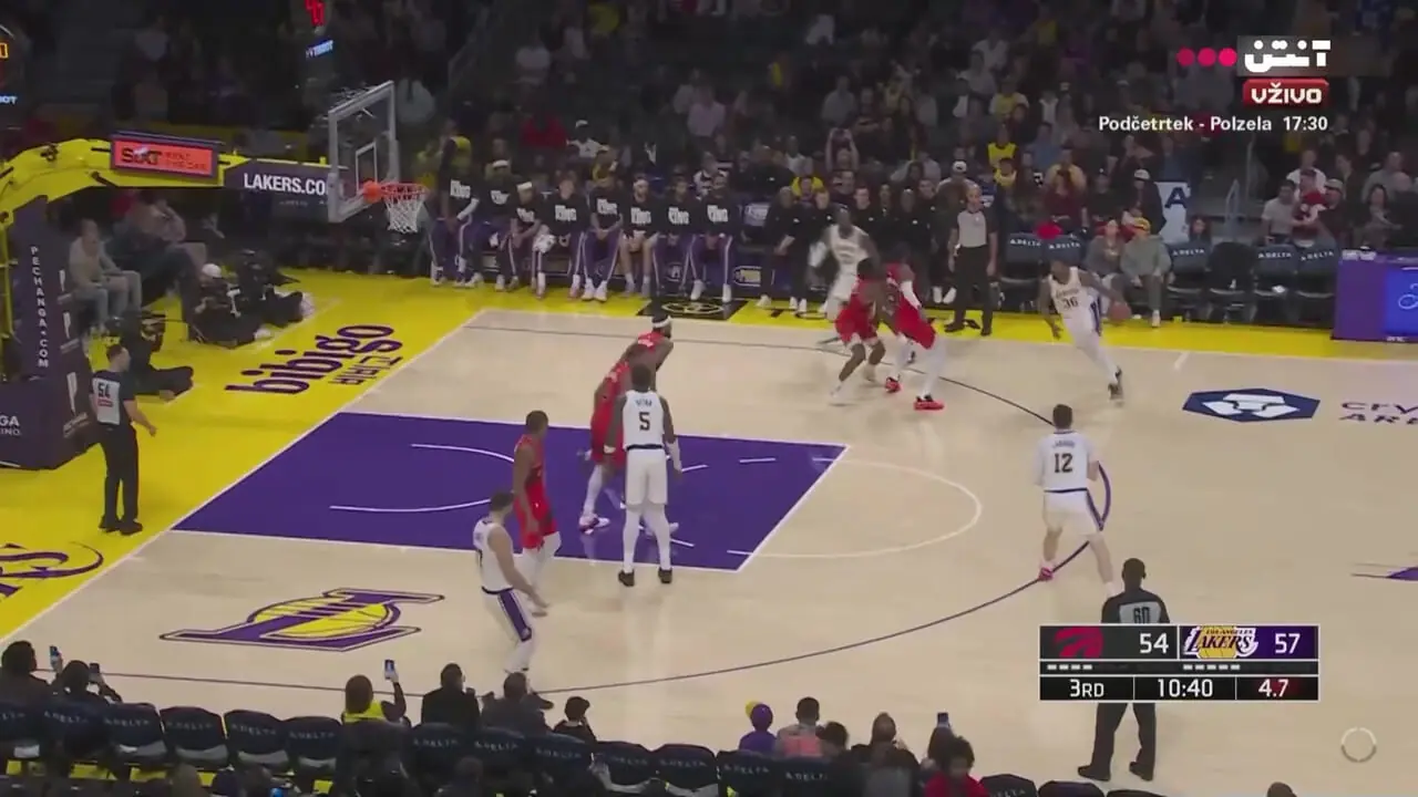 خلاصه بسکتبال لس آنجلس لیکرز - تورنتو رپترز