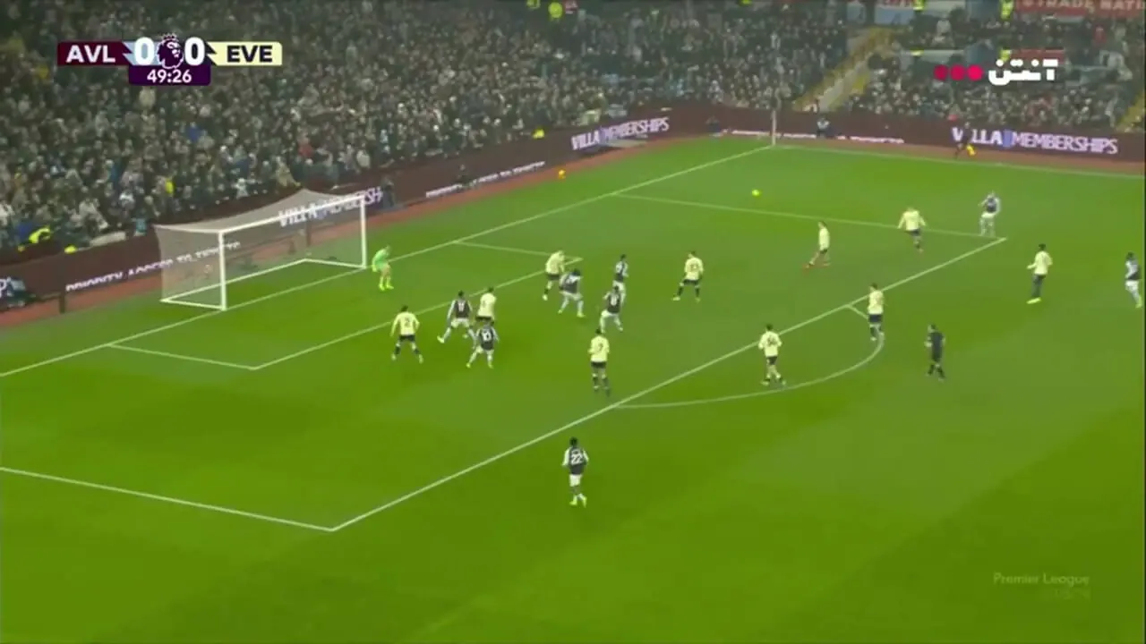 خلاصه بازی استون ویلا 0 - اورتون 1