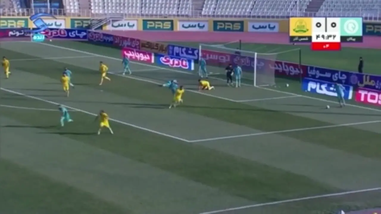 خلاصه بازی پیکان 0 - شمس آذر 1