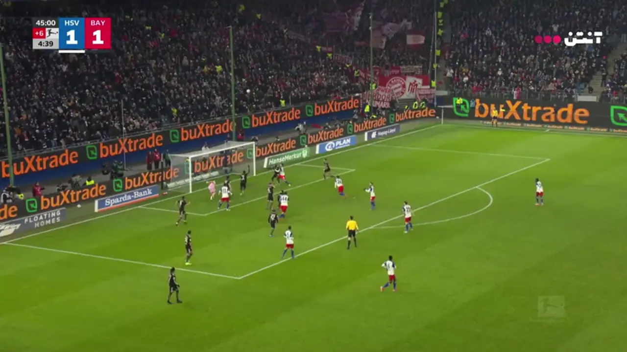 خلاصه بازی هامبورگ 2 - بایرن مونیخ 2