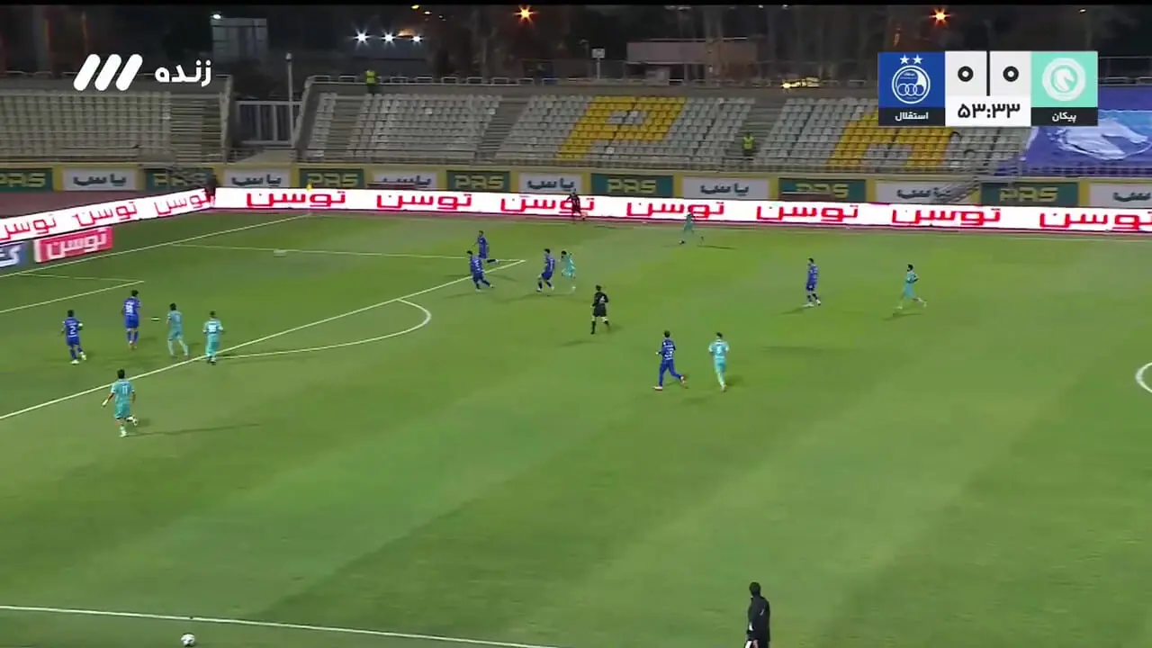 خلاصه بازی پیکان 1 - استقلال 0