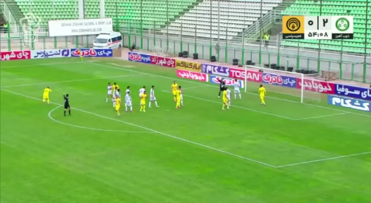 خلاصه بازی ذوب آهن 2 - فجرسپاسی 1