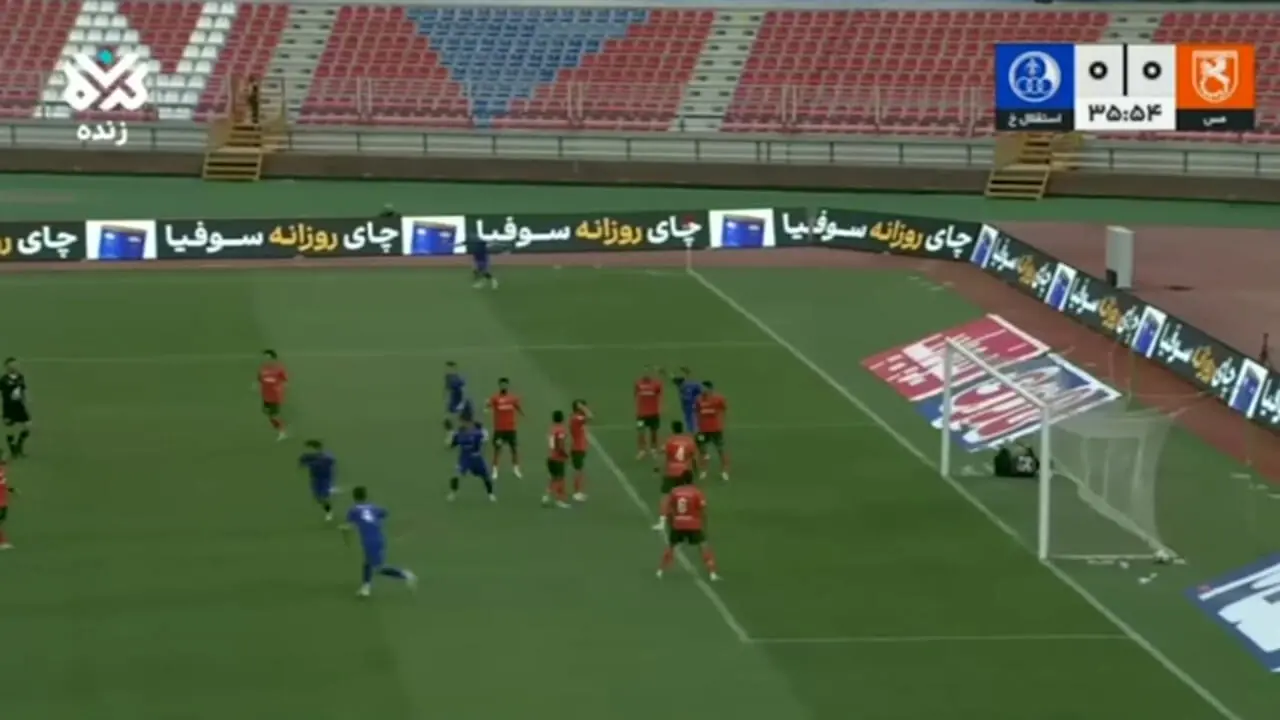 گل اول استقلال خوزستان به مس