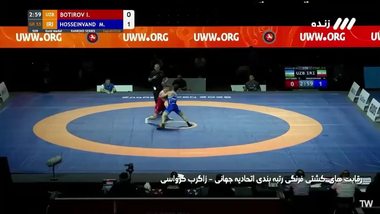 حسینوند به مدال طلا رسید!