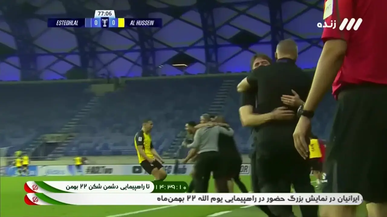 گل اول الحسین اردن به استقلال