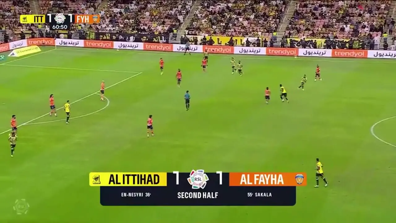 خلاصه بازی الاتحاد 2 - الفیحا 1