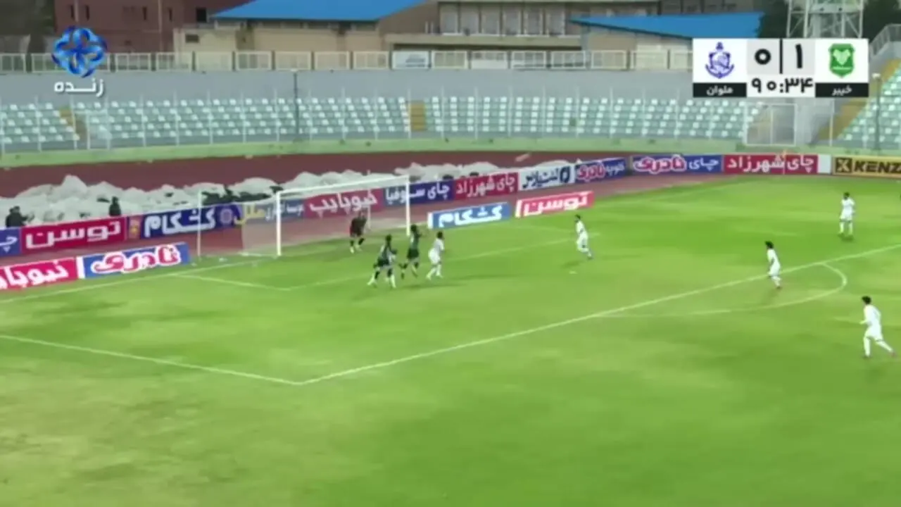 گل اول خیبر به ملوان