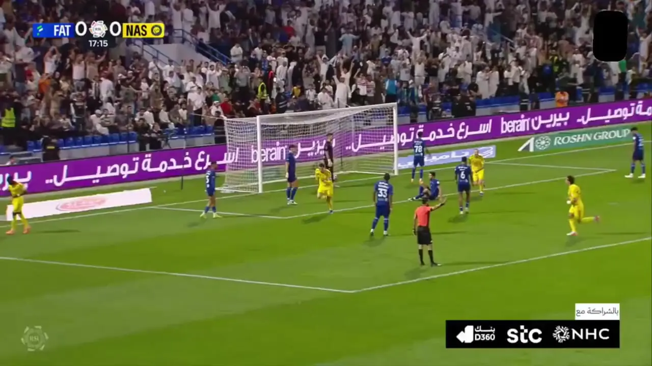 گل اول النصر به الفتح توسط کریستیانو رونالدو