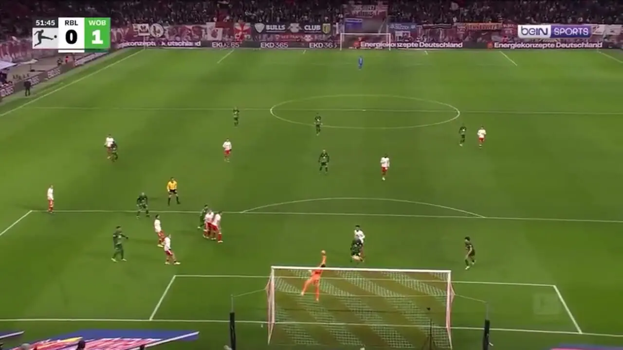 خلاصه بازی ولوفسبورگ 2 - لایپزیگ 2