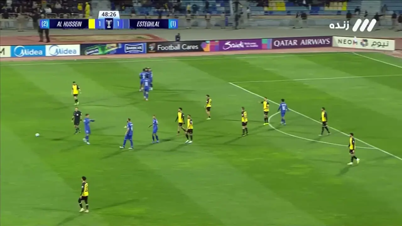 گل دوم استقلال به الحسین