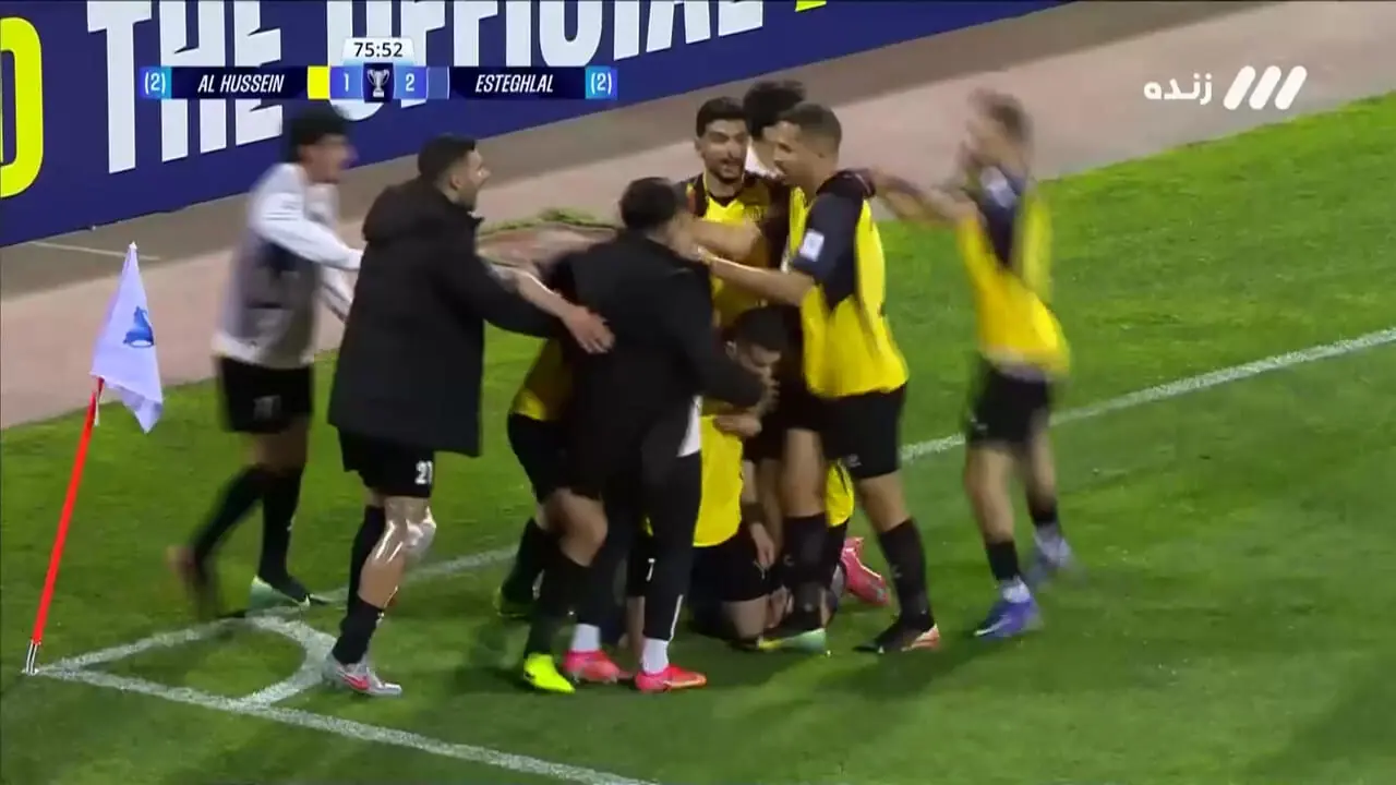 گل دوم الحسین به استقلال!