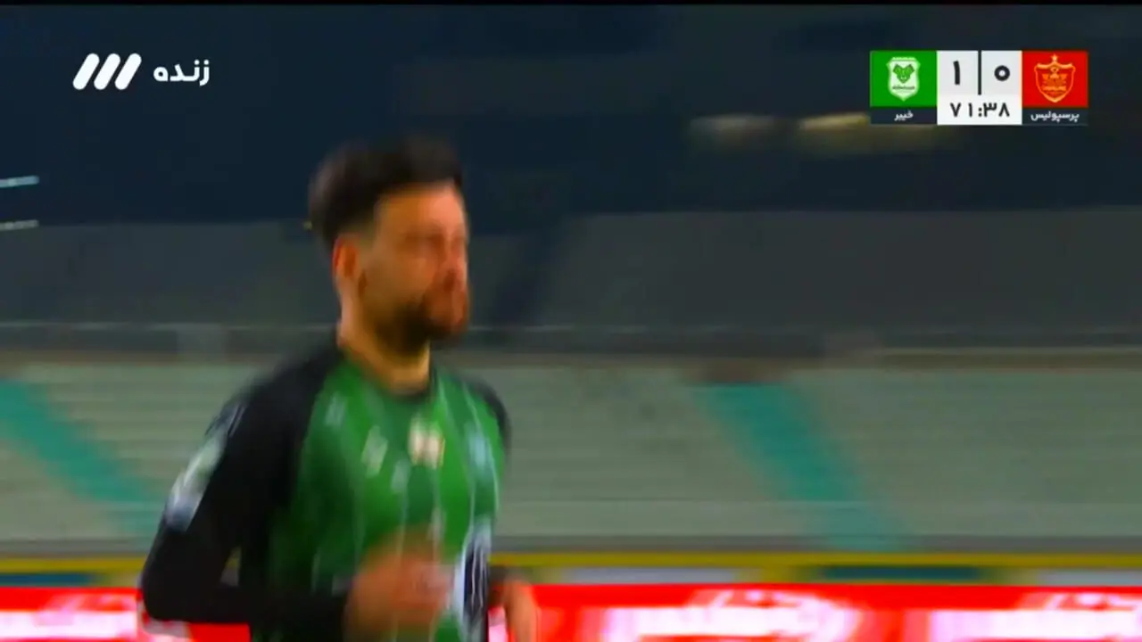 گل دوم خیبر به پرسپولیس