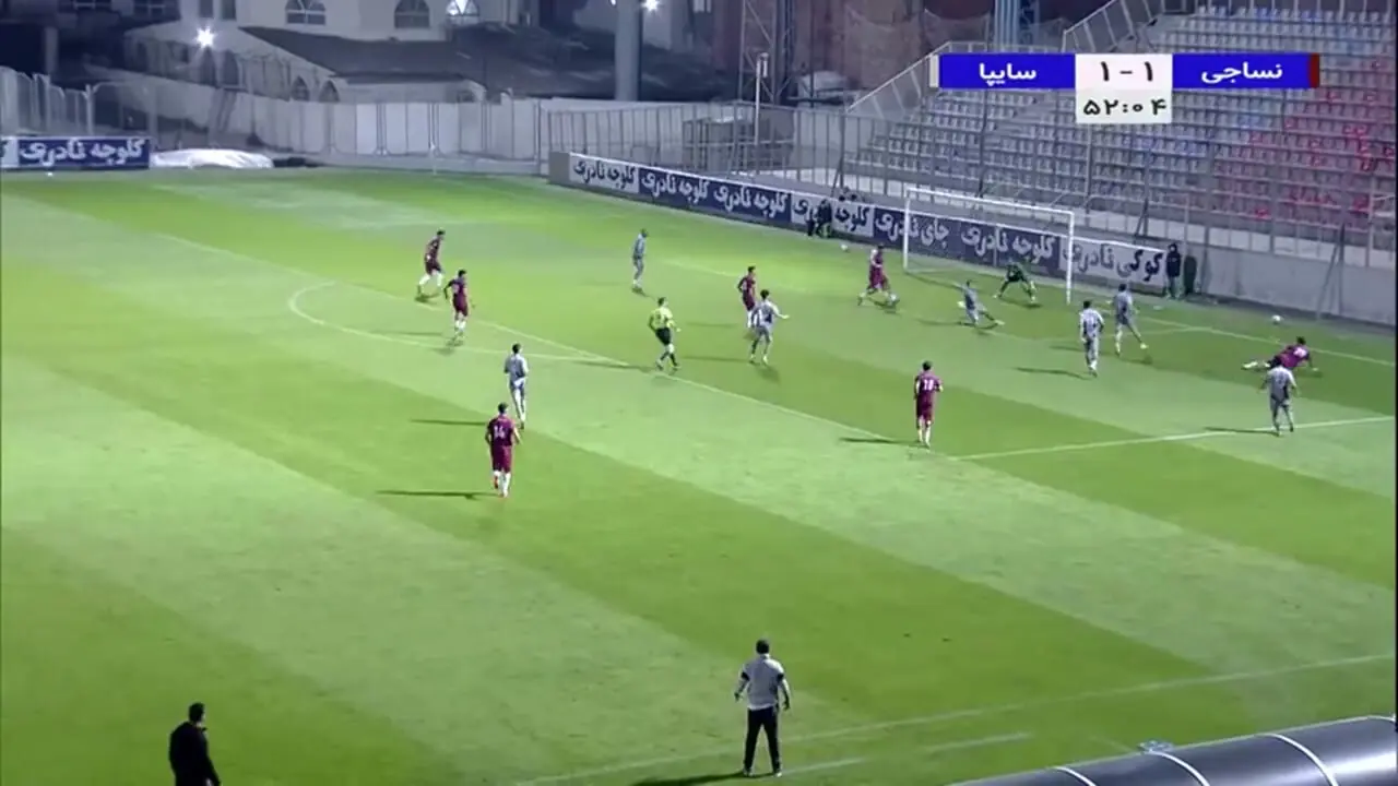 خلاصه بازی نساجی مازندران 3 - سایپا 1
