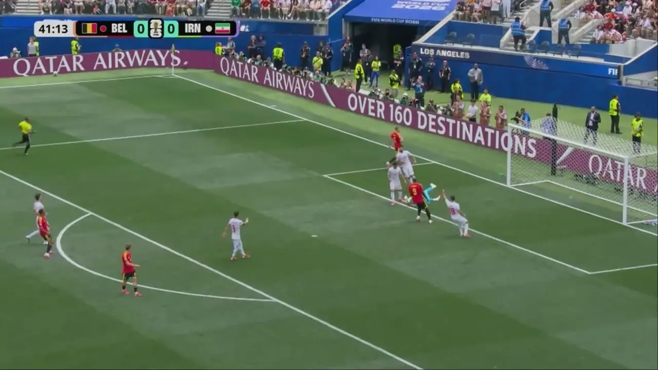 خلاصه بازی بلژیک 0 - ایران 0