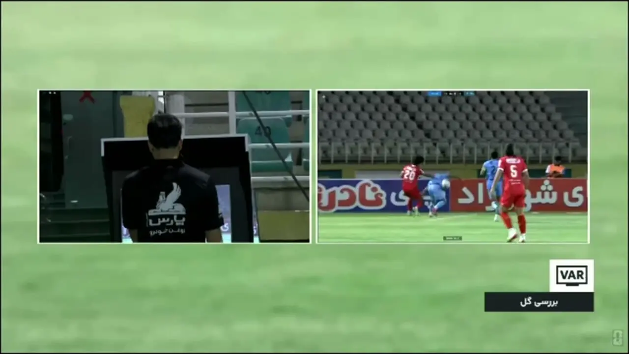 خلاصه بازی چادرملواردکان 2 - پرسپولیس 1