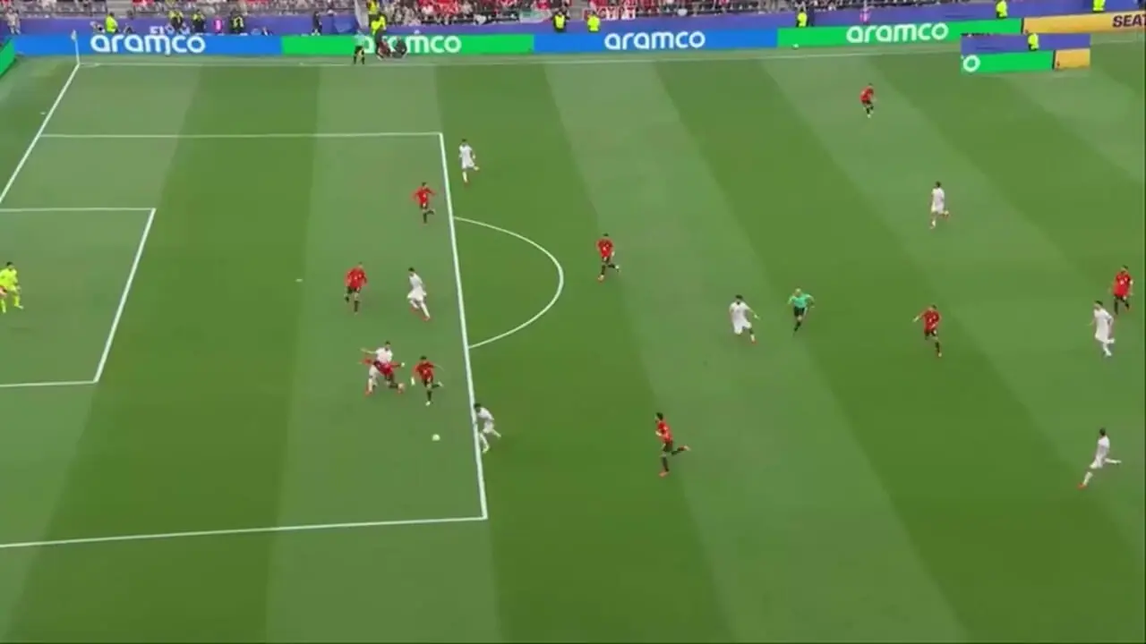 گل اول ایران به مصر توسط رامین رضاییان