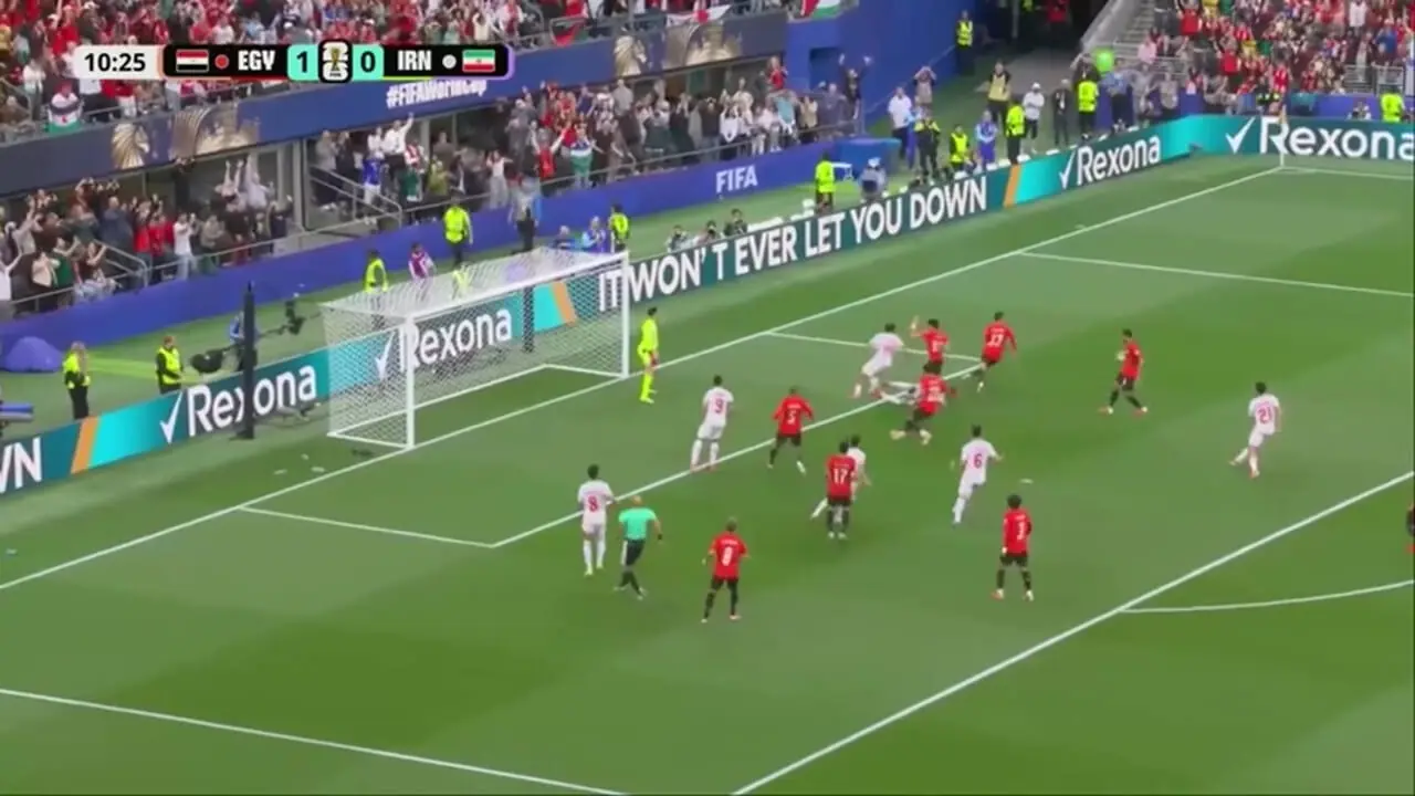 خلاصه نیمه اول مصر 1 - ایران 1