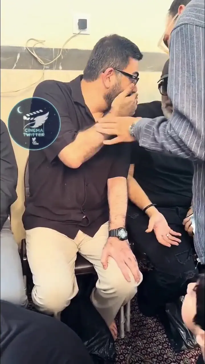 ویدئو از انتقاد مهران غفوریان در مراسم ختم مادر عمو پورنگ
