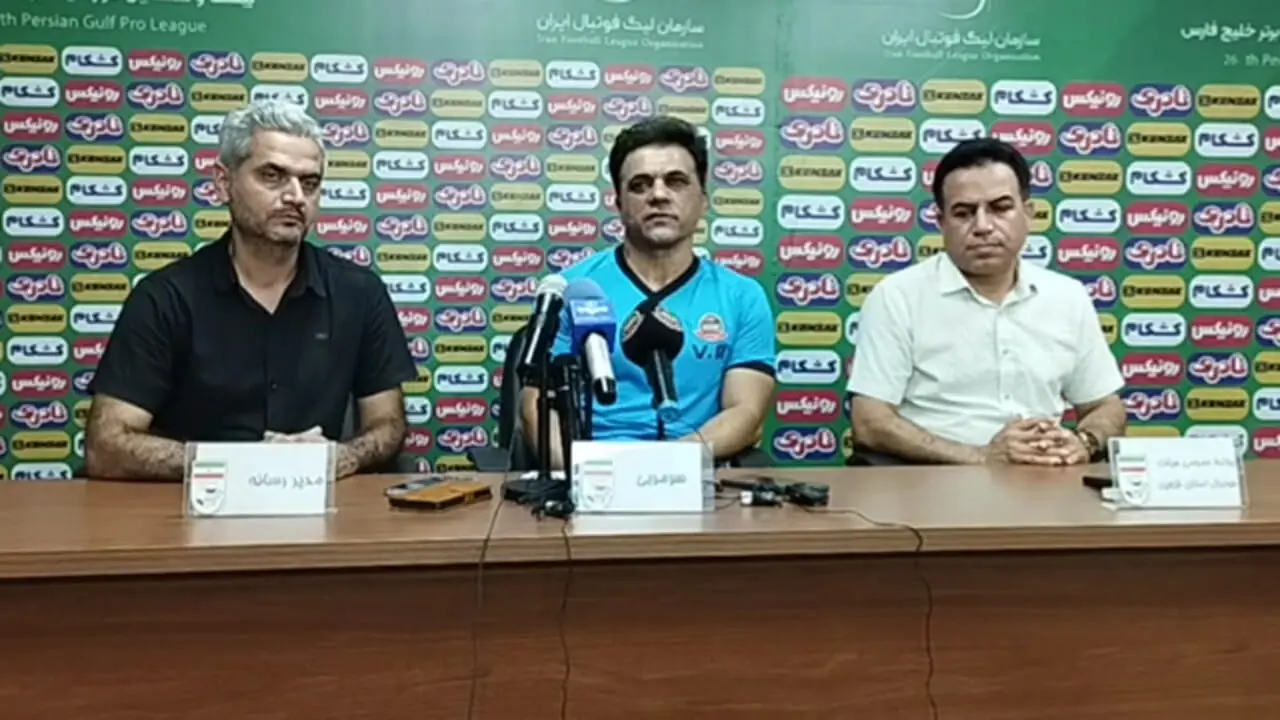 وحید رضایی: امیدواریم مقابل پرسپولیس سه امتیاز را کسب کنیم