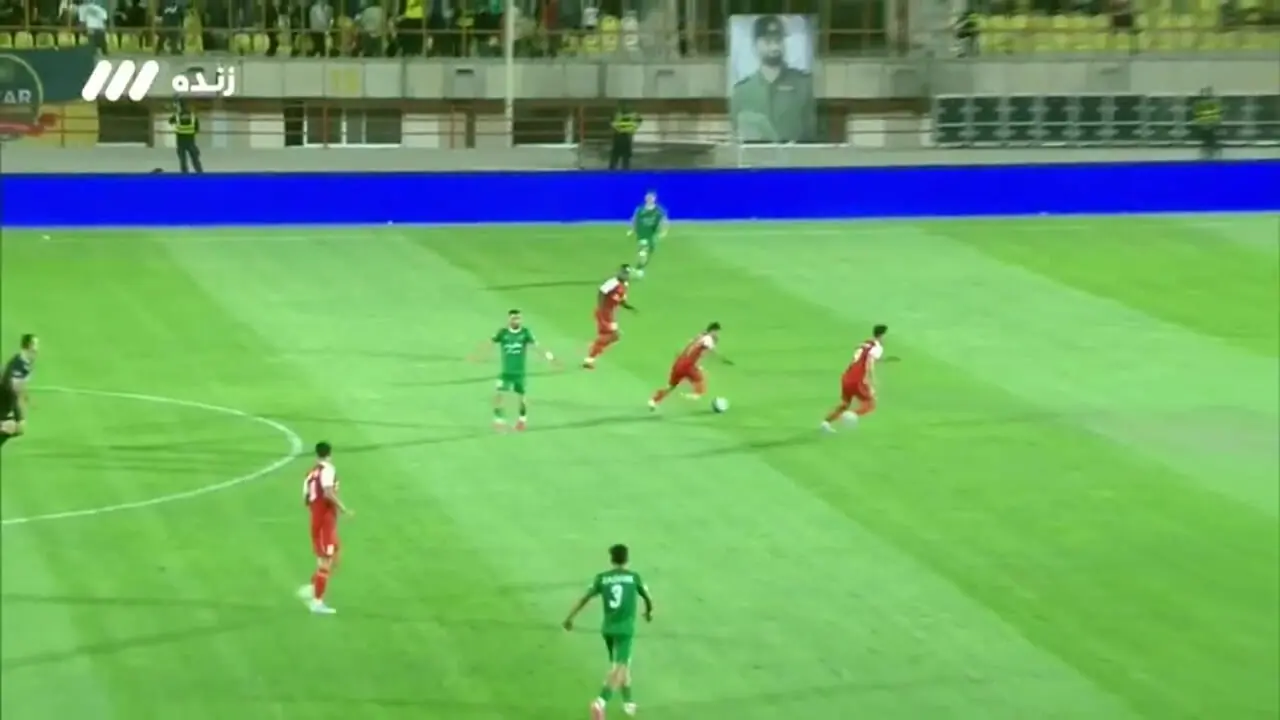 گل دوم پرسپولیس به شمسآذر با ضربه عمری