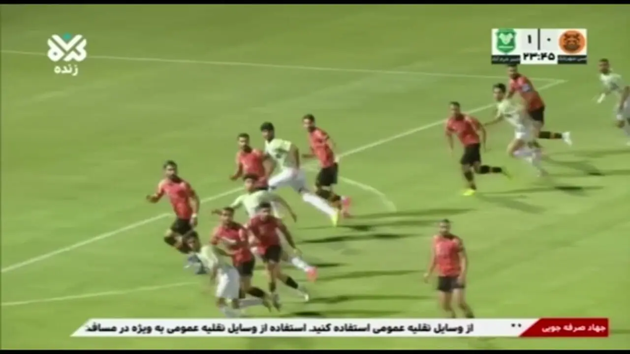 گل اول خیبر به مس شهر بابک؛ محبی قفل دروازه حریف را شکست