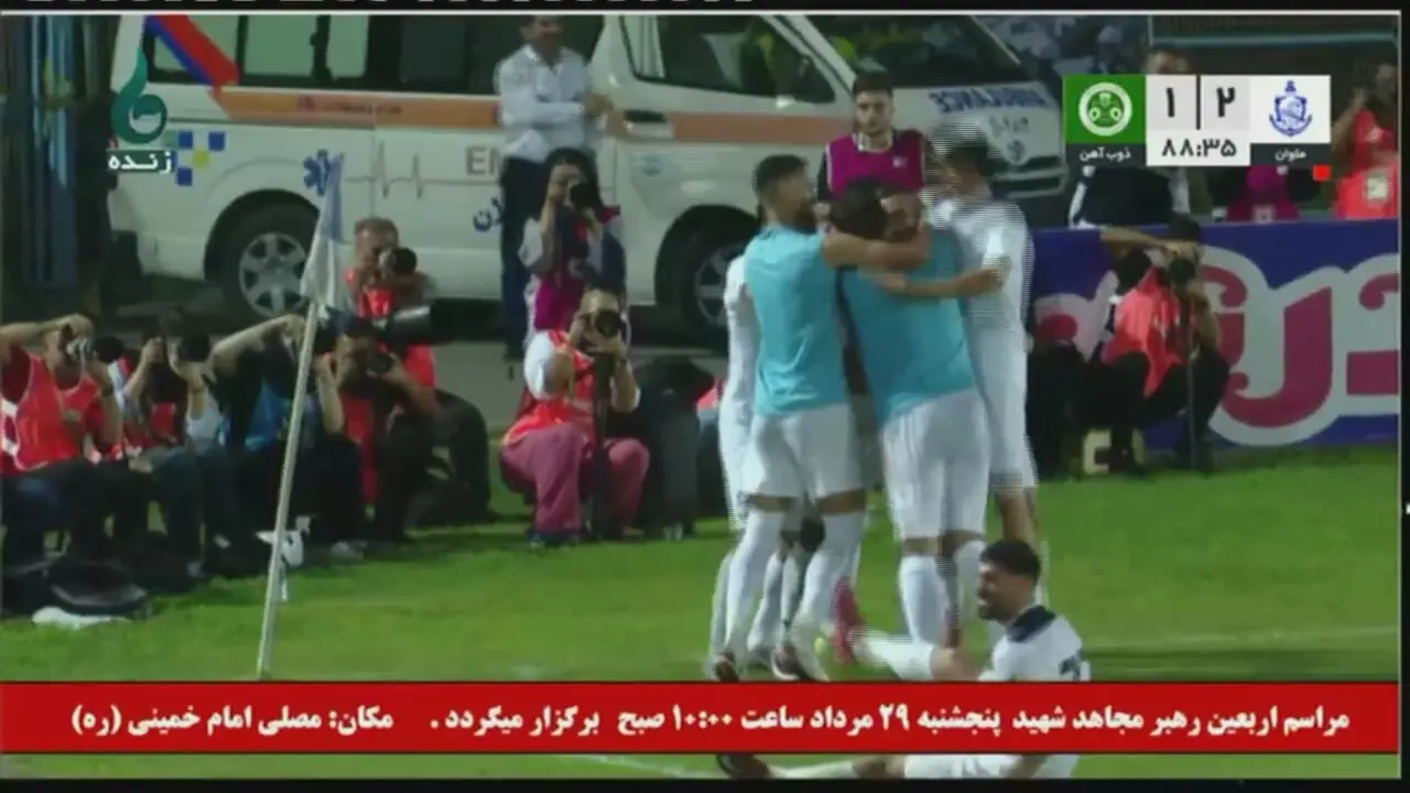 گل دوم ملوان به ذوبآهن؛ مرزبان دوباره درخشید و دبل کرد