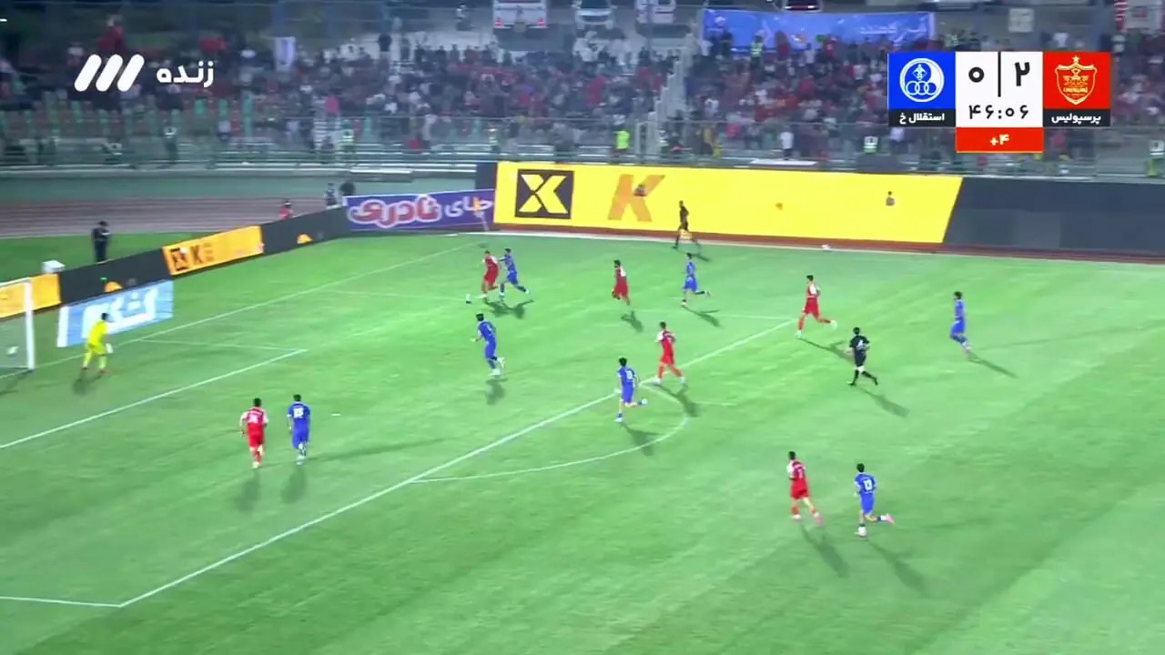 خلاصه بازی پرسپولیس 4 - استقلال خوزستان 1؛ برد پرگل سرخها