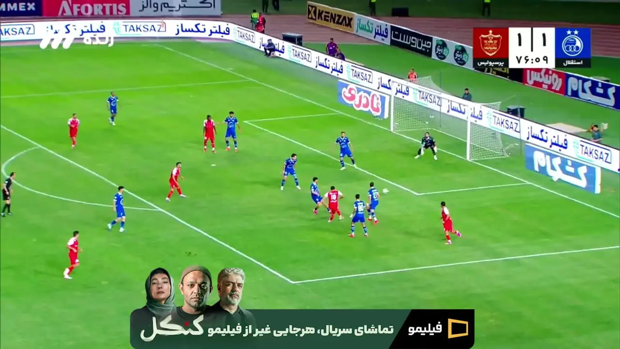 محبی نزدیک بود دربی را برگرداند؛ شوت خطرناک به بیرون رفت
