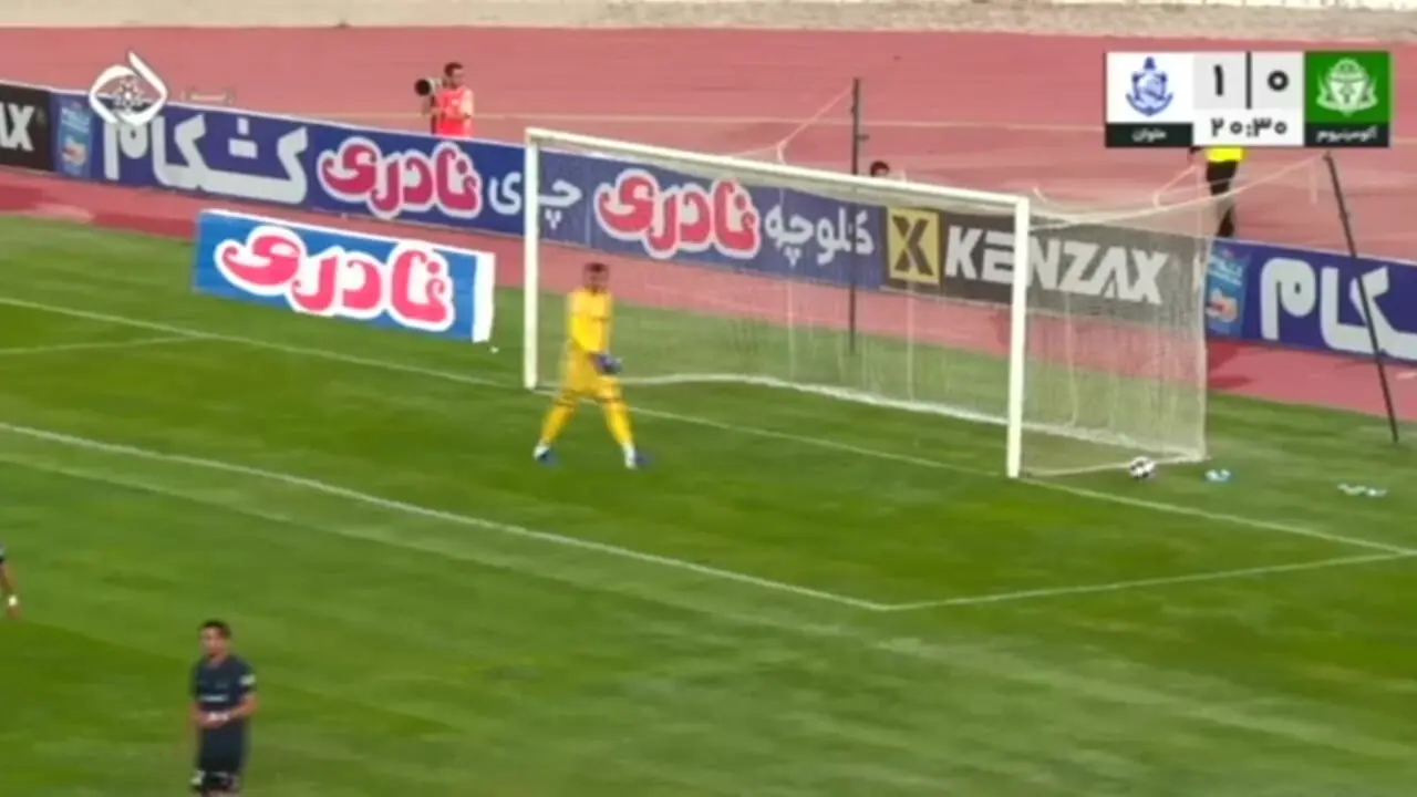 خلاصه بازی آلومینیوم ۱ - ملوان ۱؛ تساوی در لیگ برتر